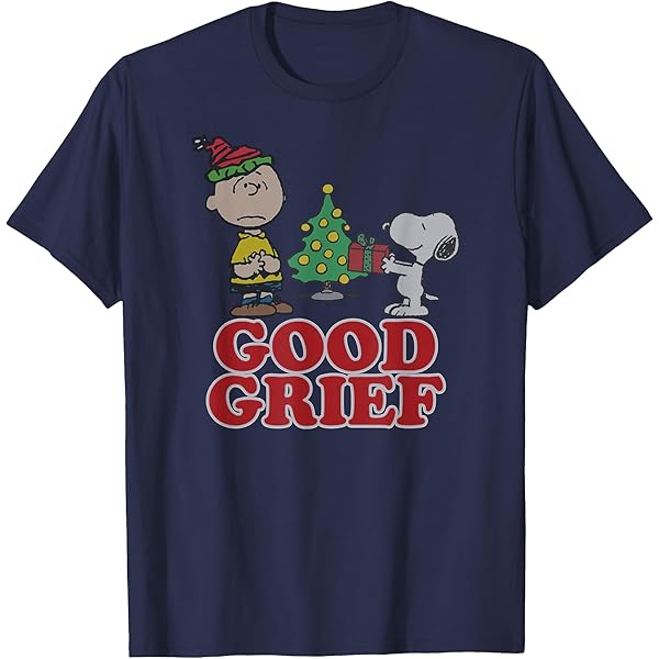 Amazon.com: Peanuts - Charlie Brown Good Grief T-Shirt : Clothing